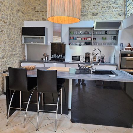 Demeure En Pierre Avec Piscine Privee Villa Etauliers Exteriör bild